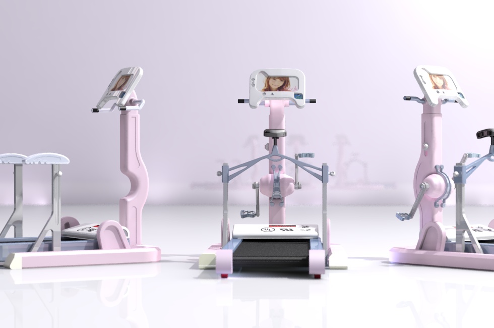 自发电多功能健身器(sw+cad+说明书)